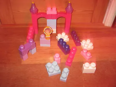  Mega Bloks Palace Princess Mirror Tower Turrets  Assorted Construction Bricks • £12.99