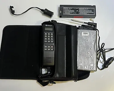 Vintage Motorola SCN2497B Mobile Car Phone In Case W/ Battery SW Bell Untested • $24.75