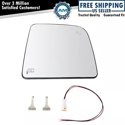 Towing Mirror Glass Heated Blind Spot RH Side For 17-19 Nissan Titan • $44.06