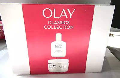 Olay Classics Giftset Beauty Fluid 100ml + Double Action Face Cream 50ml Normal • £12.99