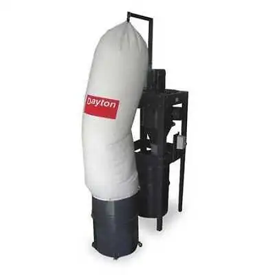 Dayton 3Aa24 Dust Collector 2600 Cfm Max Flow 5 Hp 1 Phase • $1970.99