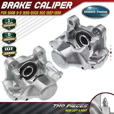 2x Disc Brake Caliper With 2 Pistons For Saab 9-3 1999-2003 900 1997-1998 Rear • $79.99