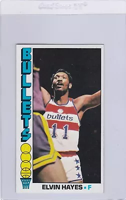 1976-77 Topps Elvin Hayes #120 Bullets Ex-Mt.  Clean FREE SHIPPING • $3.99