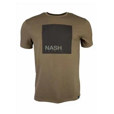 Nash Elasta-Breathe T-Shirt Large Print Brown / Carp Fishing Clothing • £17.99