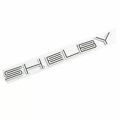 Black Metal Trunk Emblem Badge Sticker For Ford Mustang SHELBY Logo Snake COBRA • $19.99