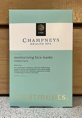 Champneys Moisturising Face Masks Three Pairs 3 X 37ml Set. New. Free Post. • £9.69