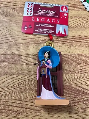 NEW Disney 2018 Sketchbook Ornament MULAN Legacy -  Christmas  Holiday • $33