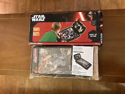 2015 Star Wars The Force Awakens Tabletop Pinball Machine Game Open Box • $40