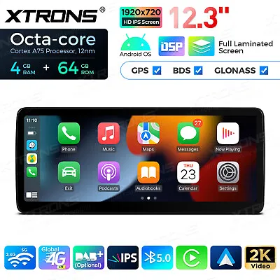 8-Core Android 13 64GB Car Stereo GPS CarPlay 4G LTE For BMW E90 E91 E92 E93 CIC • $418.99