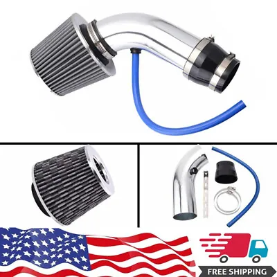 Universal Flow Cold Air Intake Induction Pipe Hose Kit Air Filter Accessories US • $39.99