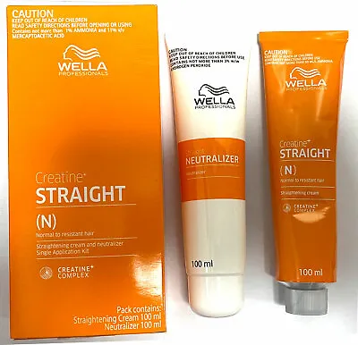 Wella STRONG Permanent STRAIGHTENER STRAIGHTENING Cream Resistant Hair • $18.97