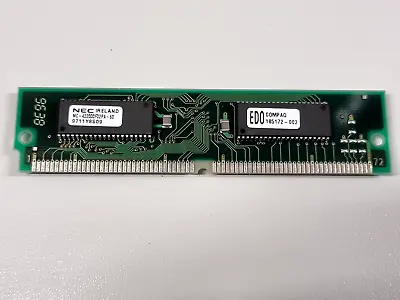 NEC MC-422000F32PA-60 Compaq 185172-002  SIMM EDO RAM 72 Pin Module 8MB  60ns • £9.99