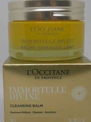 L'occitane Immortelle Divine Cleansing Balm 2.1 Oz New In Box For Charity • $53.55