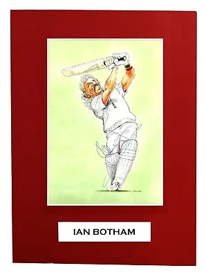 Ian Botham Signed Picture • £30