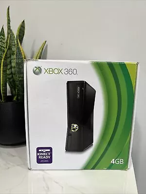 Xbox 360 S 4GB Kinect Ready Microsoft 1439 Video Game System In Box • $160