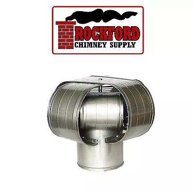 $184.99 • Buy Vacu-Stack Stainless Steel Chimney Cap For Solid Pack Chimney Pipe