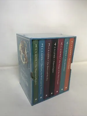 The Chronicles Of Narnia Hardback Celebration Box Set (7 Books) Sealed • £49.99