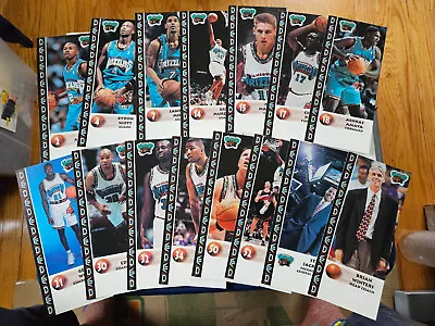 Vancouver Grizzlies NBA Basketball 1995/96 Set Of 15 Player Postcards (4  X 9 ) • $10.99