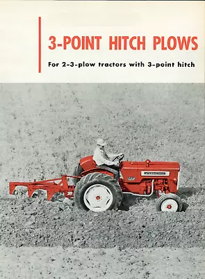 IH International 3 Point Hitch Plows 2-3 Plow Tractors Brochure Farmall 3pt • $16.50