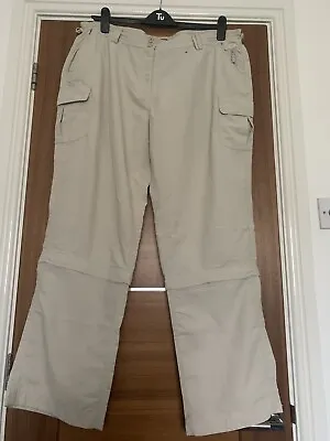 £2.99 • Buy Peter Storm Ladies Walking Trousers With Zip Off Legs