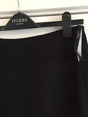 HOBBS Black Linen Skirt  Good Condition • £5