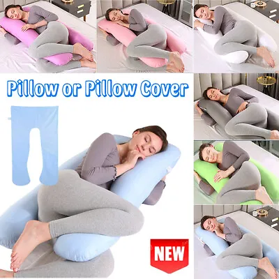 $30.99 • Buy U-Shape Pregnancy Pillow Maternity Pregnant Women Support Full Body Pillow/Cover