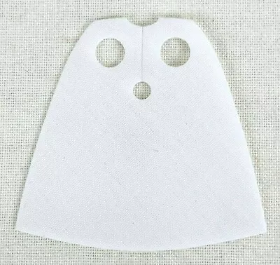 Lego 522c White Minifig Cape Cloth Standard Starched Fabric 3.9cm (A17) • $8.41