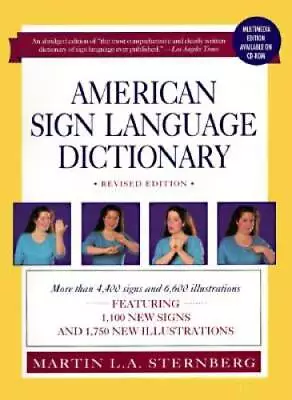 American Sign Language Dictionary - Paperback By Martin L. A. Sternberg - GOOD • $5.18