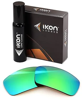 Polarized IKON Iridium Replacement Lenses For Oakley Ten X Emerald Mirror • $35.90