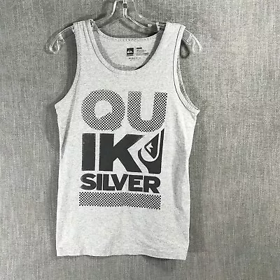 Quiksilver Sleeveless Shirt Men's S Grey Tank Top • $1.91