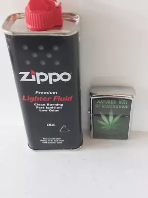 Leaf Oil Lighter With Zippo 125 Ml Lighter Fluid  Natures Way Of Staying High • $22.95