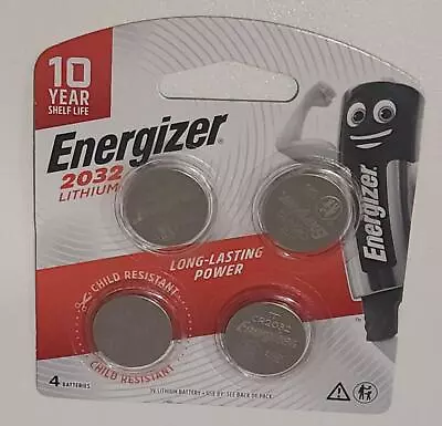 ENERGIZER LITHIUM 2032 4x BATTERY PACK • $16.99