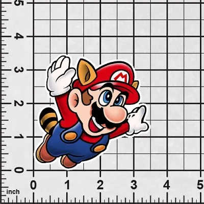 Mario Tanooki Vinyl Decal Sticker Sizes Nintendo Switch Retro NES BOGO New • $2.95