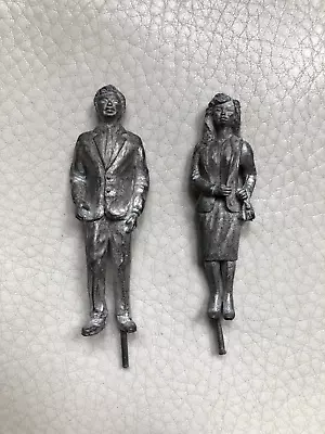 Architectural Scale People. Man And Woman. Scale 1:25. 19 Pieces In Lead • £12