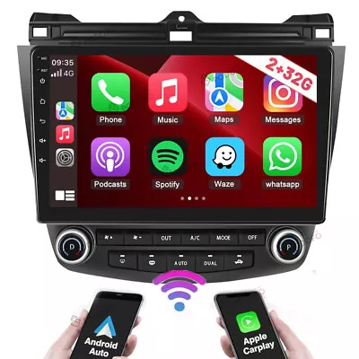 For Honda Accord 7 2003-2007 Android 11 Car Stereo Radio CarPlay GPS Navi BT RDS • $243.99