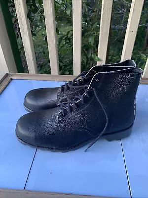 Vintage Jenkins Steel Capped Leather Work Boots. As New Condition Size 8 • $65