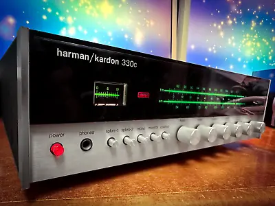 Harman Kardon 330C 🌈RaRe🌈 Vintage Solid State Receiver • $1669