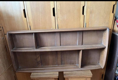 £58 • Buy Ercol Elm Mid Century Windsor Plate Rack Storage Shelf