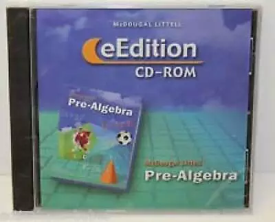 McDougal Littell Pre-Algebra: At-Home Tutor CD-ROM - CD-ROM - VERY GOOD • $15.15