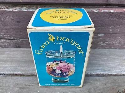 Vintage Flam Buoyants Flowers Floating Flame Candle 1970s New In Box Nos • $19.95