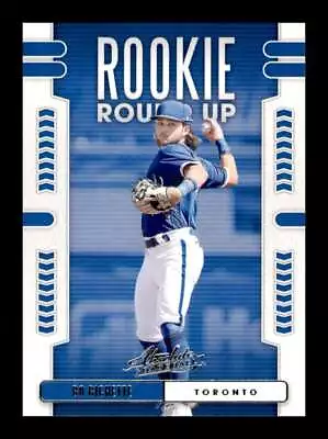 2020 Panini Absolute Rookie Round Up Bo Bichette #RR1 Rookie RC Blue Jays • $2.39