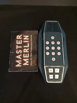 1982 Parker Brothers Master Merlin Handheld Electronic Game TESTED WORKS No Back • $27.16