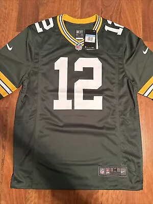 NWT Nike NFL ON FIELD Green Bay Packers Aaron Rodgers #12 Jersey Men’s Size Med • $54.95