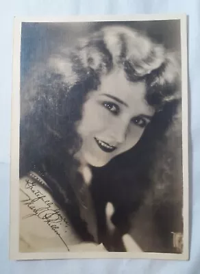 Mary Philbin 1920's Vintage B&W 5x7 Cardstock Publicity Photo 4@129 • $7