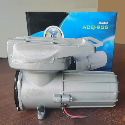 $72.89 • Buy Fish Pond Air Pump DC12V Tank Aquarium Aerator Compressor 60W 120LPM