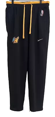 Nike Miami Heat Dri-FIT Showtime City Edition 75th Pants Black Men’s Size Large • $39.99