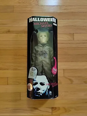 Vintage 1998 Michael Myers 18  Talking Doll RIP Horror Series Spencer Gifts 🔥 • $90
