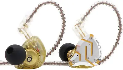 Linsoul KZ ZS10 Pro 4BA+1DD 5 Driver In-Ear Hifi Metal Earphones With Stainless  • $98.95