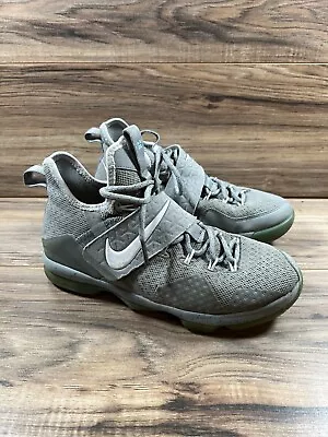 Nike Lebron 14 XIV GS Mag Marty McFly 859468-005 Youth US 6.5Y Grey Blue • $30