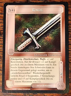 1x Ringil Middle Earth MECCG CCG NM/M German PROMO + Fast Shipping! • $9.99